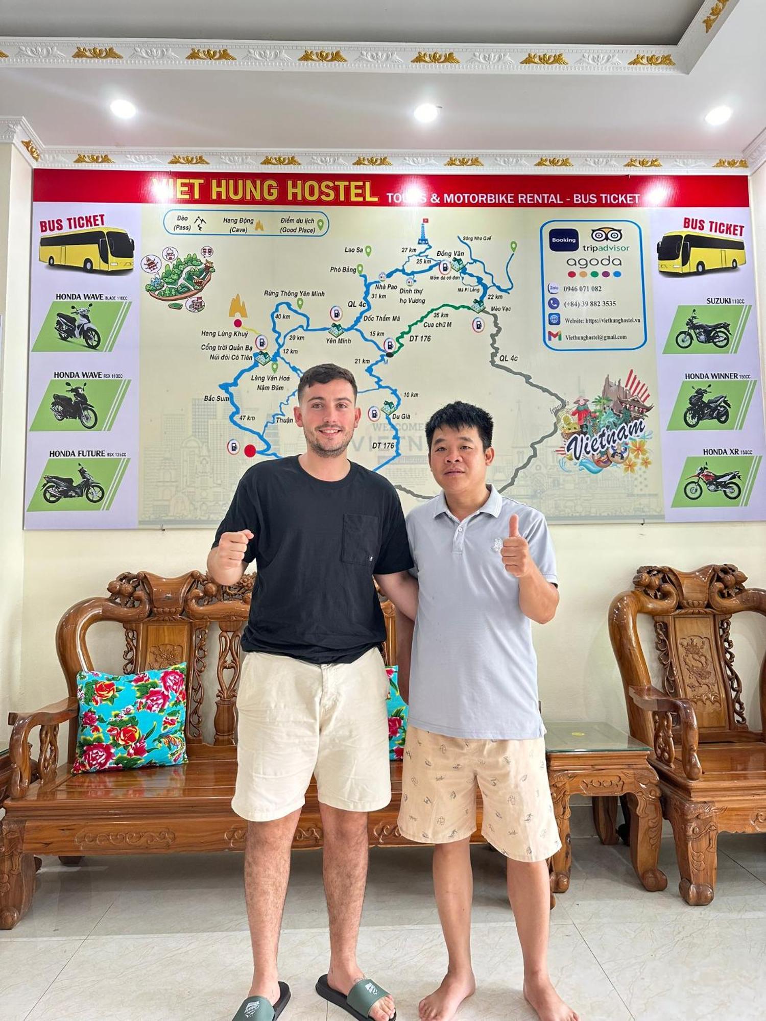 Viethung Hostel-Motorbikes For Rental - Tour Lang Lap Extérieur photo